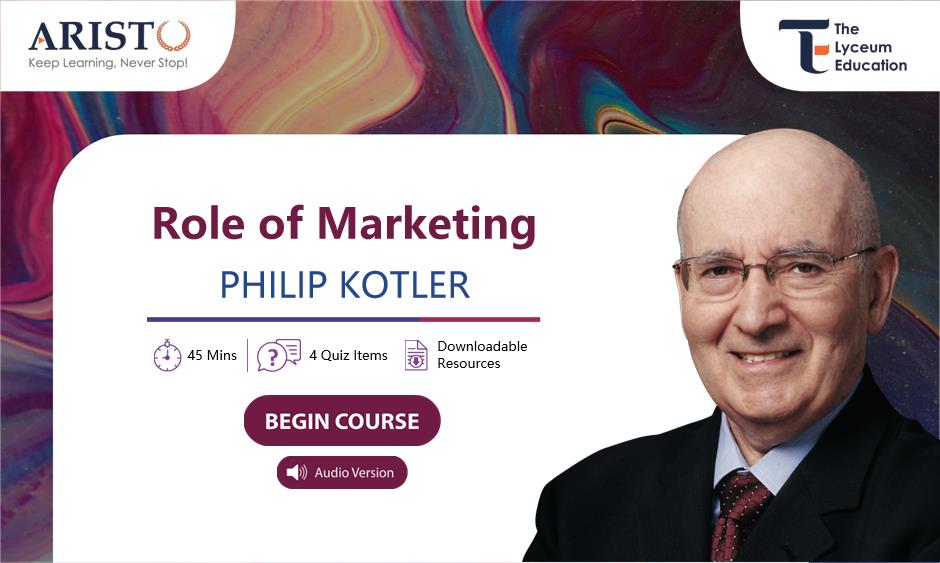 Role of Marketing