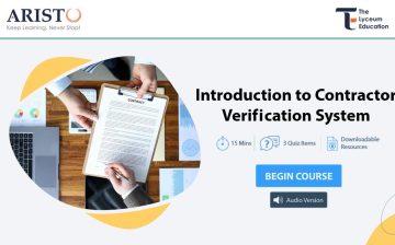 Introduction to Contractor Verification System
