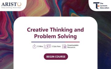 Creative Thinking and Problem Solving