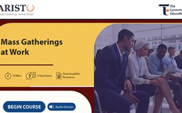 Mass Gatherings at Work